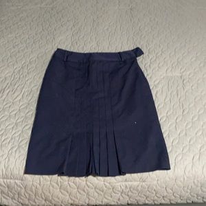 Navy blue business skirt